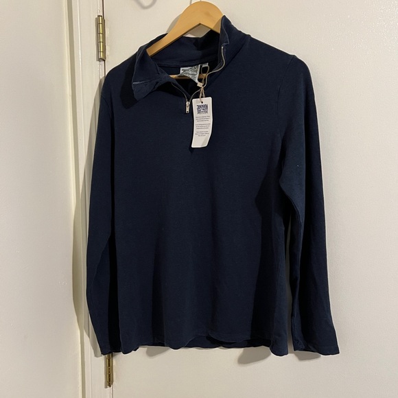 NWT Jungmaven IWEYOU 1/4 zip long sleeve | Navy Blue | Size XS - Picture 2 of 11